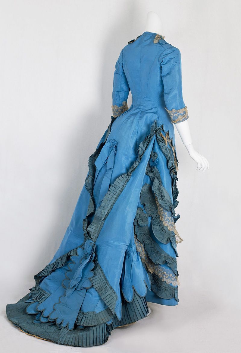 Victorian Clothing at Vintage Textile: #c395 Bustle dress