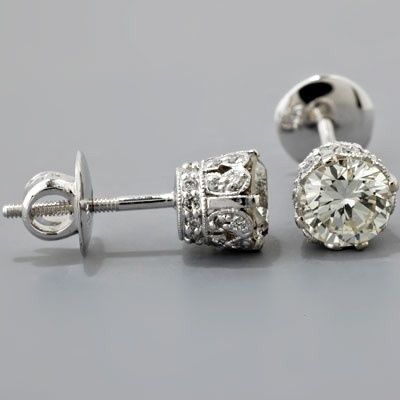 Vintage diamond earrings…. I love vintage jewelry! R&H thank you for my apprec
