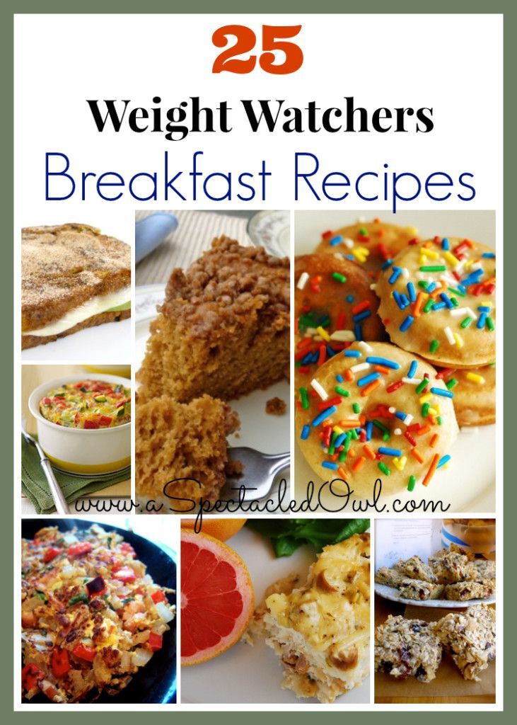 25 Weight Watchers BREAKFAST Recipes – Updated – A Spectacled Owl