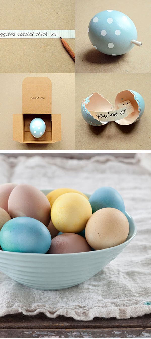 DIY Easter Fortune Egg