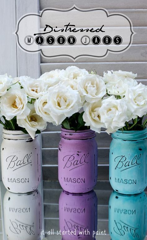mason jar project-definitely going to do for my new home