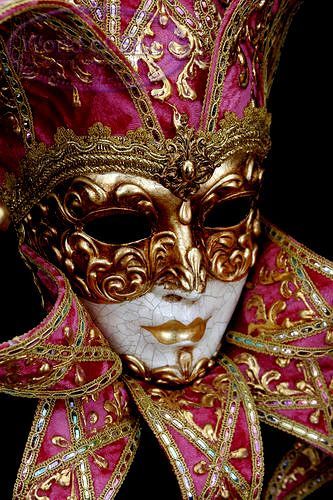 New Orleans Mardi Gras Masks | New Orleans Style Mardi Gras Mask – Black Backgro