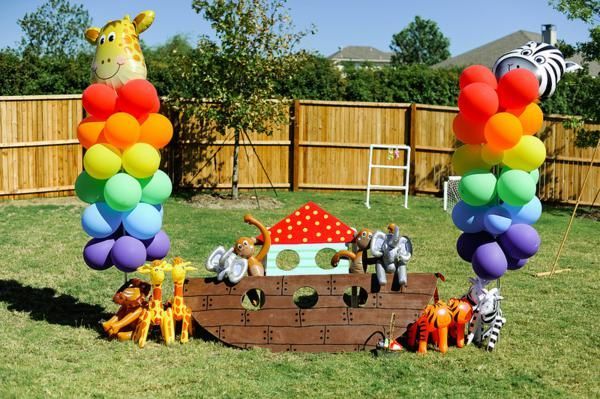 Noahs Ark Themed Twins Birthday Party – great ideas