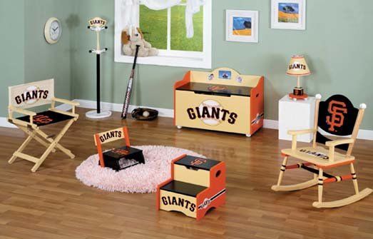 SF Giants Baby Furniture Set. For my future baby that Ill have one day!