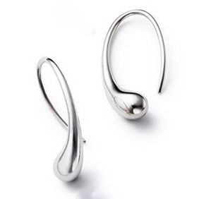 Tiffany & Co Sterling Silver Teardrop Earrings