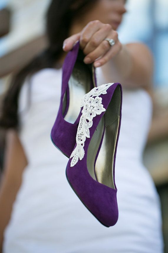 Wedding Shoes – Purple Bridal Heels