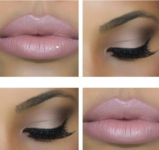 Nude-pink -naked- LOVE this look!