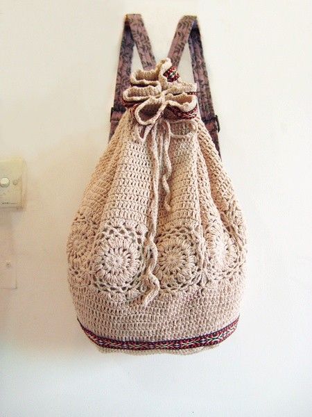 American Hippie Bohemian Style ~ Boho Crochet Bag!