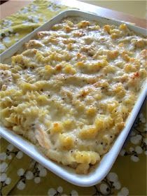 Recipes, Dinner Ideas, Healthy Recipes & Food Guide: Baked Cheesy Chicken Pasta