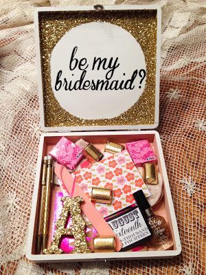 Bridesmaid Box. Buy them everything you want them to have for your big day, such