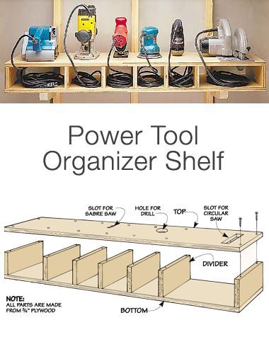 Garage Storage on a Budget  Ideas and tutorials, including “how to make an organ