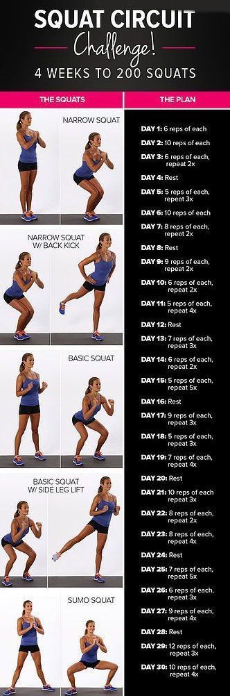 30 Day Squat Challenge #pinaholicmyrie. Please try a 30 day challenge, this one