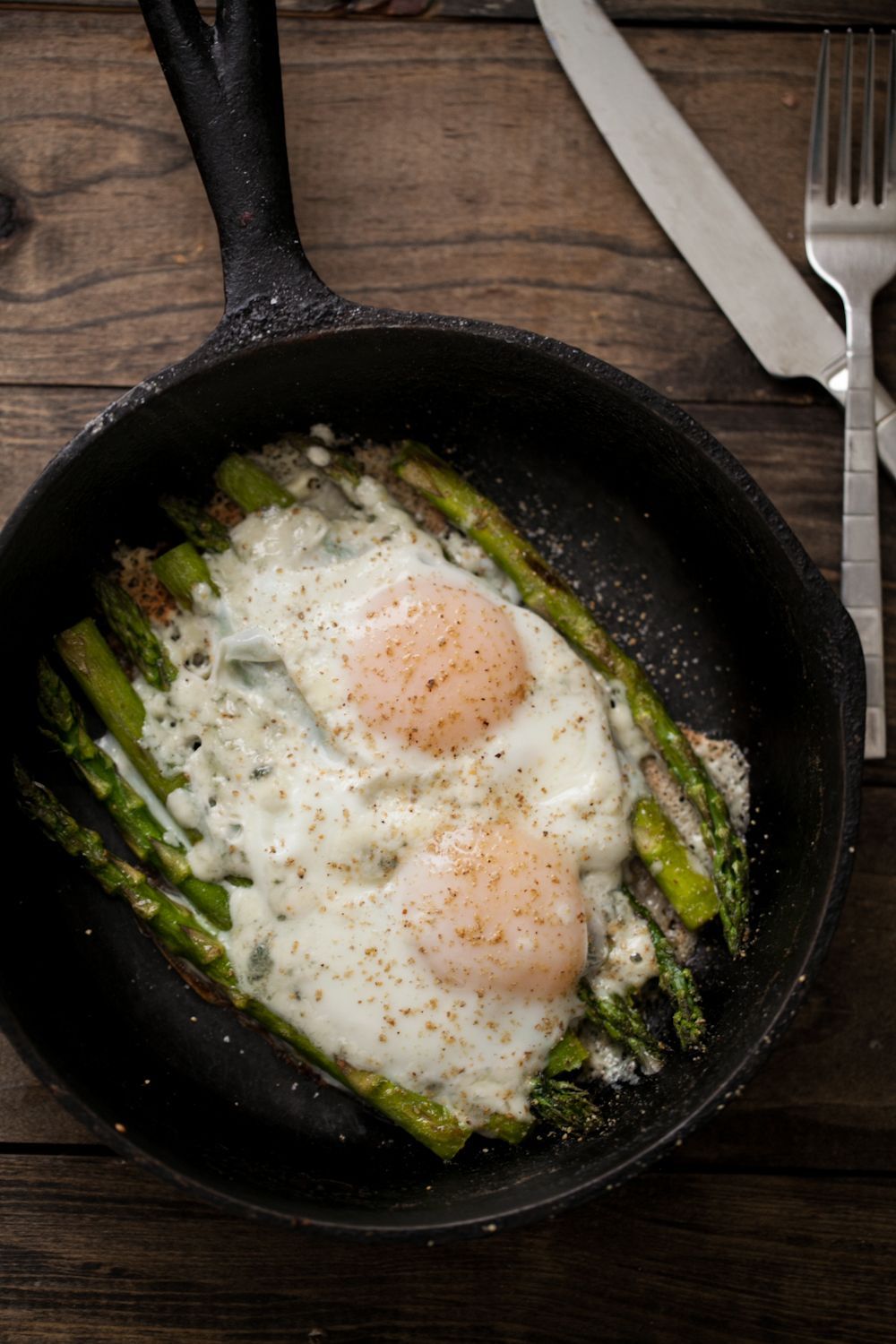 Asparagus and Eggs — best ever. easy and delicious!