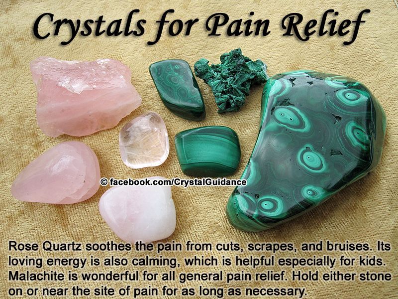 Crystal Guidance: Crystal Tips and Prescriptions – Pain Relief. Top Recommended