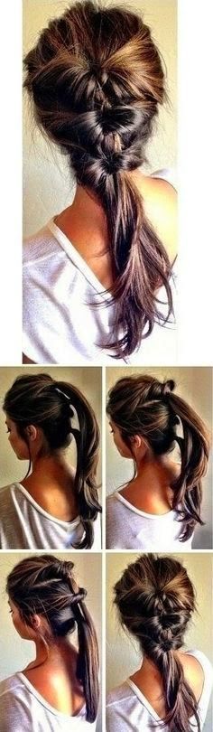 Cute messy hairstyle