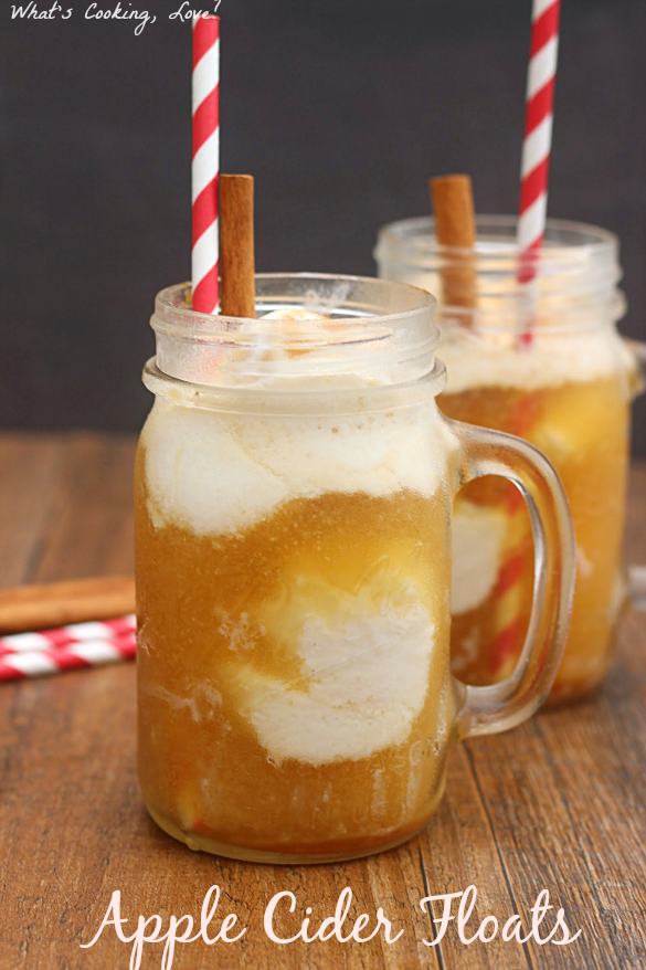 Forget root beer! Try this yummy apple cider float for something different and f