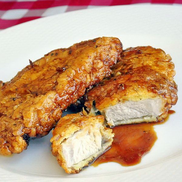 Just noticed that our Double Crunch Honey Garlic Pork Chops have been repinned o