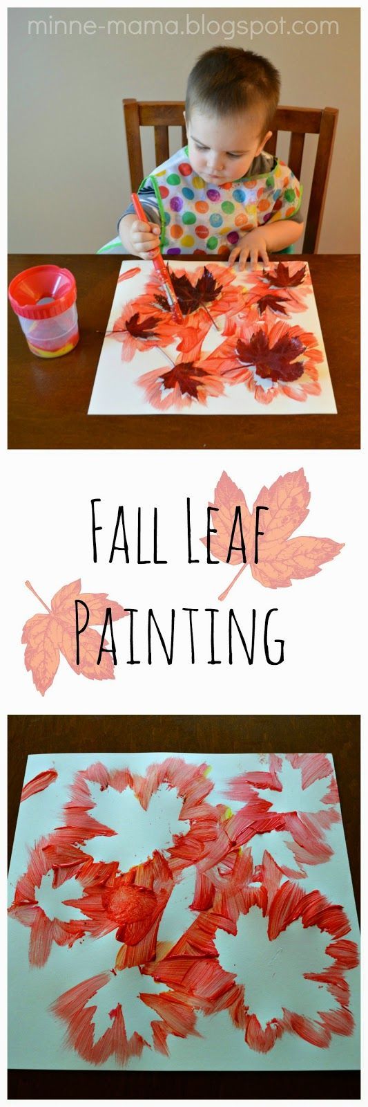Minne-Mama: Fall Leaf Painting