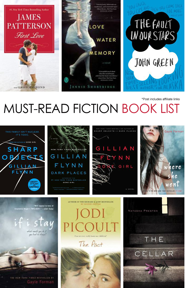 Must-Read Adult Fiction Book List *saving this for later