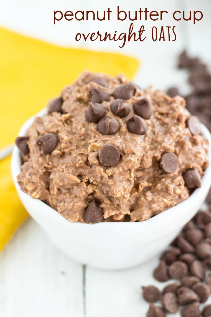 Overnight Oats – Peanut Butter Cup flavored