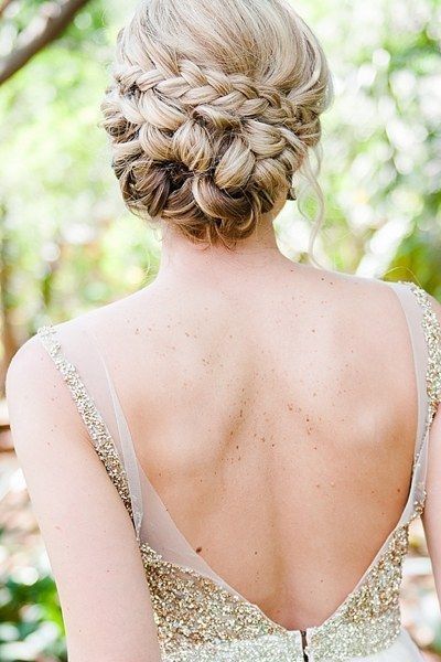 We love this braided updo!