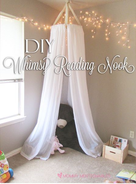 Whimsy reading nook for kids