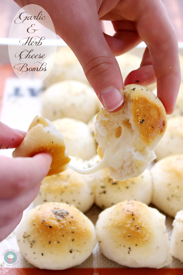 Garlic & Herb Cheese Bombs make a perfect appetizer or great last minute additio