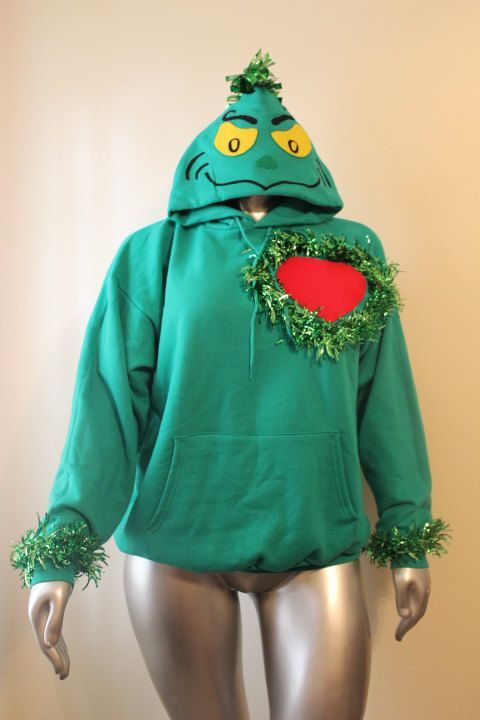 Grinch Christmas Sweater Grinchmas Womens and Mens by Gizmopurses