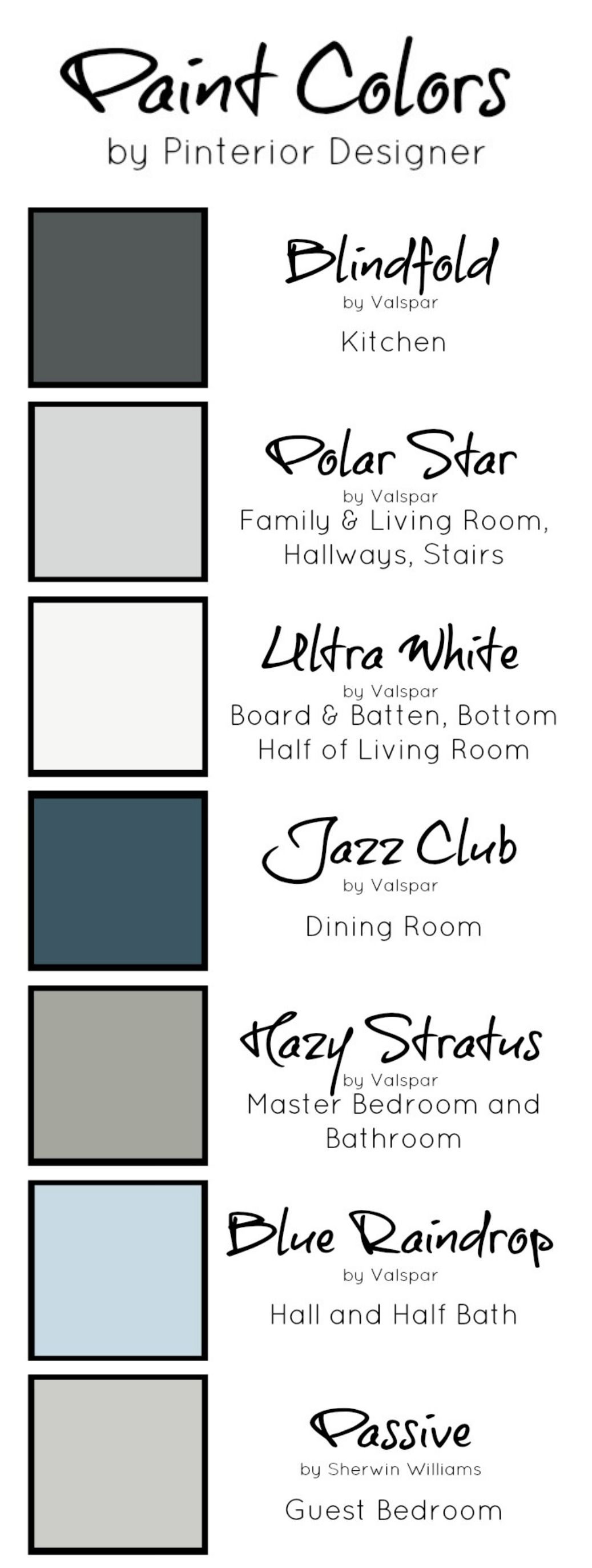 Love these colors! Perfect mix of neutral grays and blues for a cool color schem