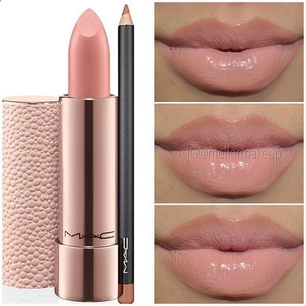 MAC lipstick – Peachstone. And the lip liner too!!