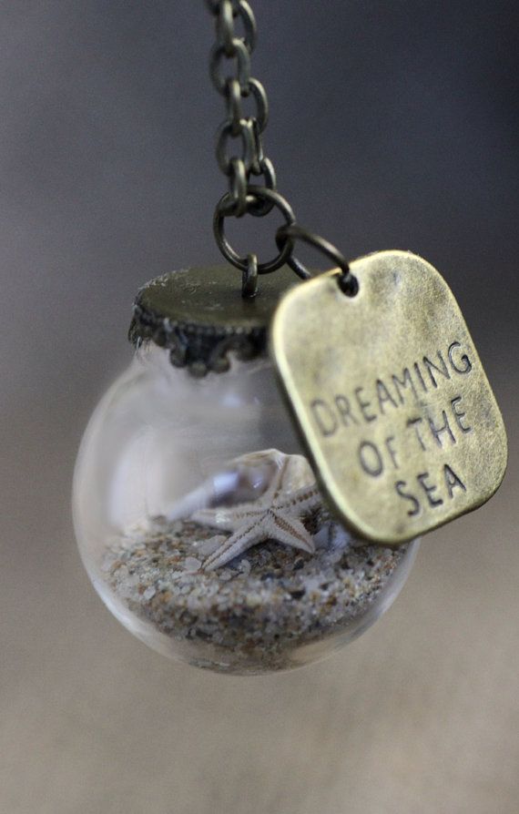 Miniature Beach necklace. Dreaming