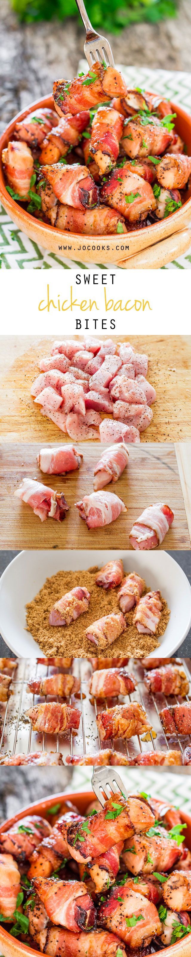 Sweet Chicken Bacon Bites. I dont k