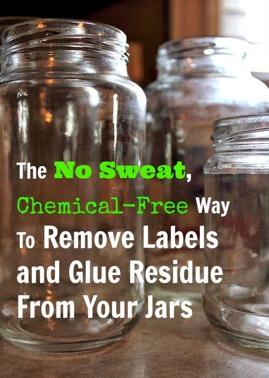 The easy way to get your jars sparkling clean and ready to re-use without using