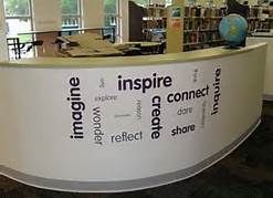 High School Library Decorating Idea