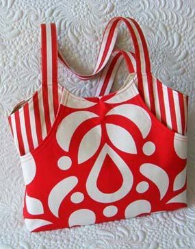 Like this bag pattern, from a nice