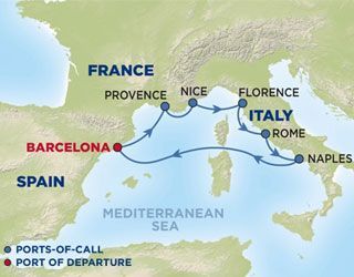 Mediterranean Cruise (different pla