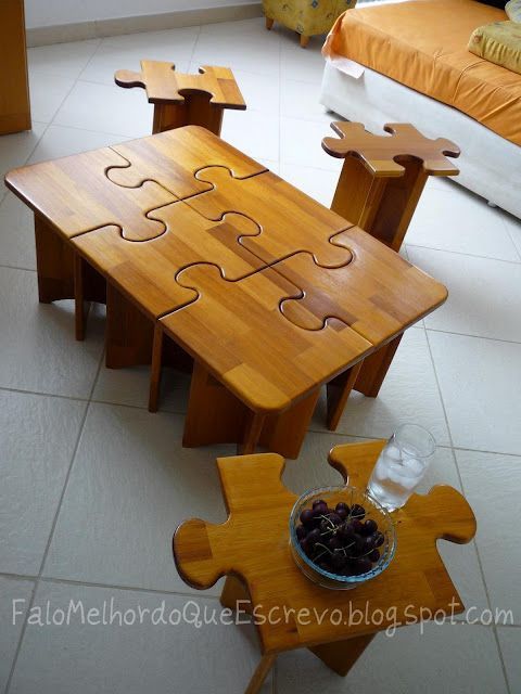 Puzzle table- too bad the last time