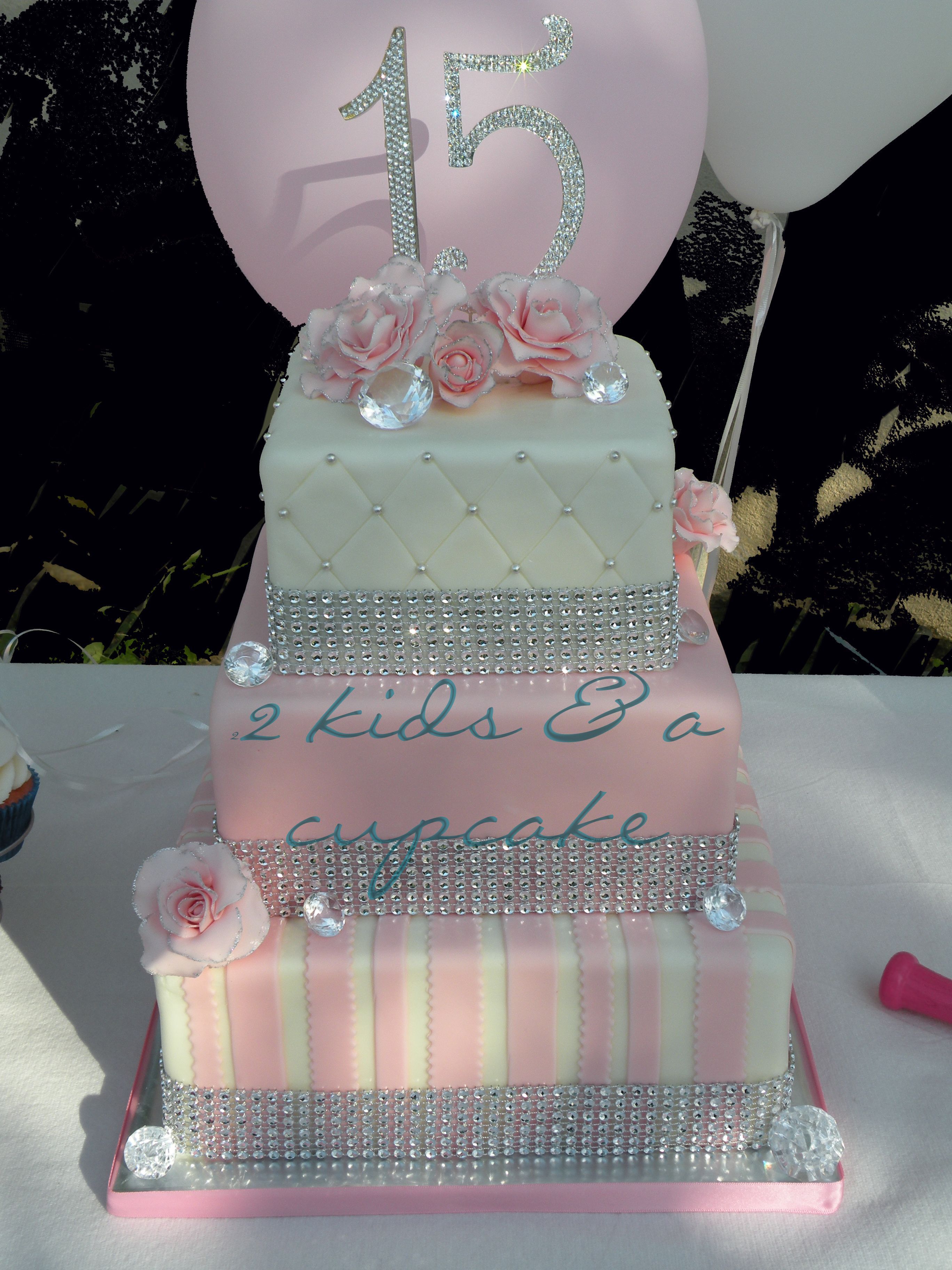 quinceanera cake  – made this for a
