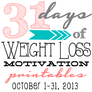 31 Days of Weight Loss Motivation p