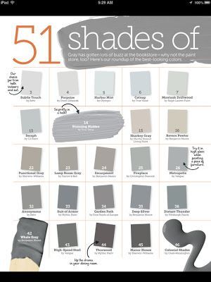 51 Shades of Gray Paint – Part I To