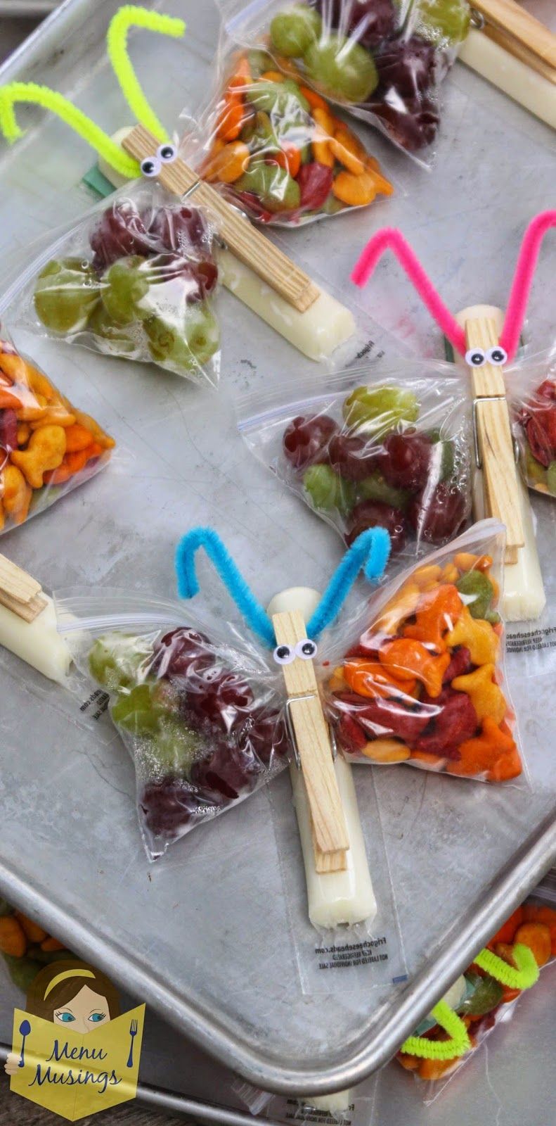 Butterfly Snack Bags – an easy, hea