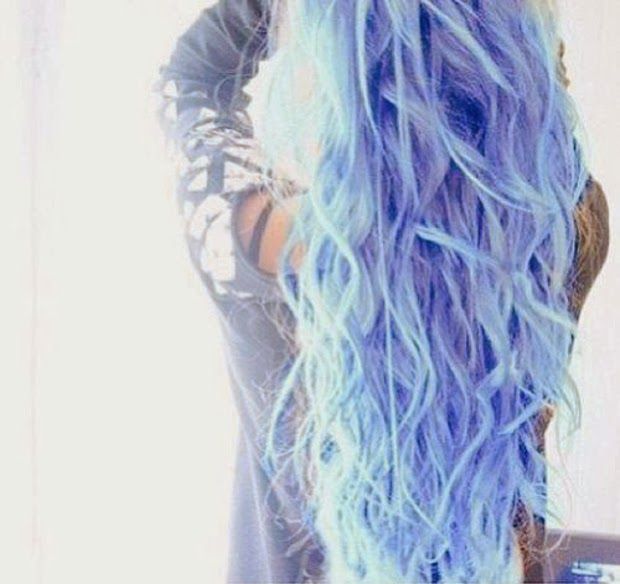 crystal and light blue hair