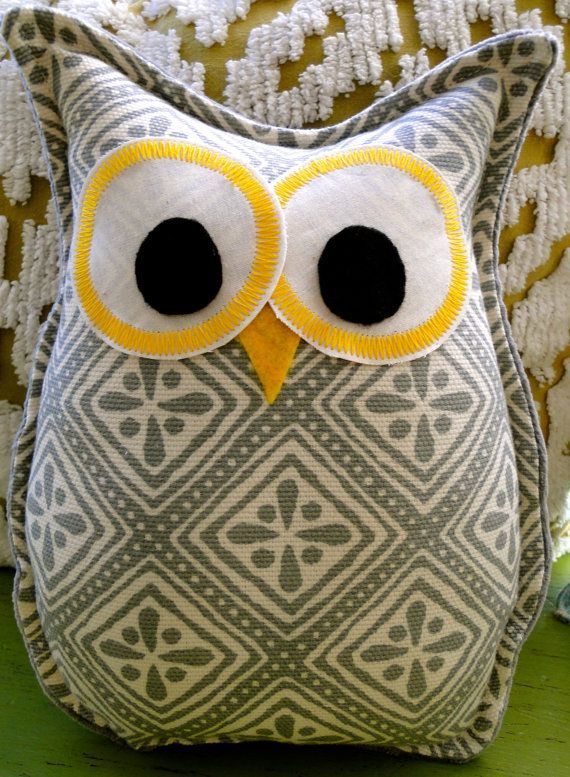 Cute owl pillow, fun project for be