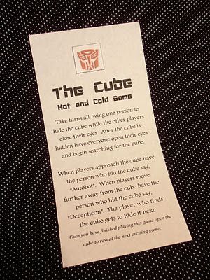 The Cube Game