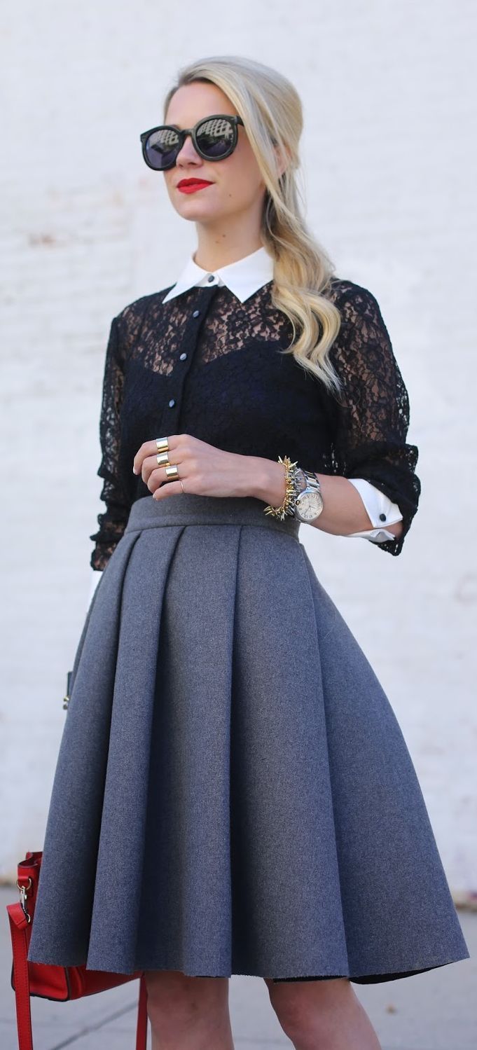 The pleats on this skirt…