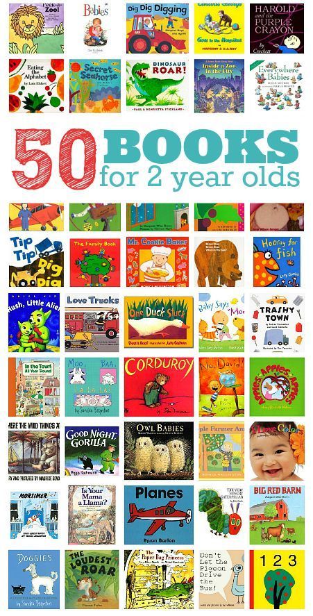 50 Books for 2 year olds by