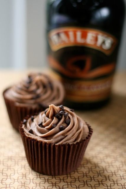 Baileys Cupcakes with Baile