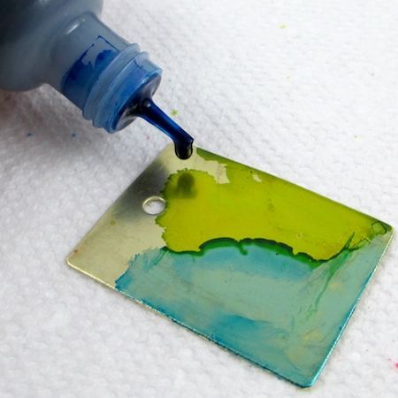 Coloring Metal with Alcohol