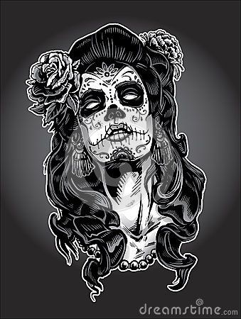 Day of the Dead gypsy woman