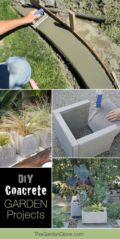 DIY Concrete Garden Project
